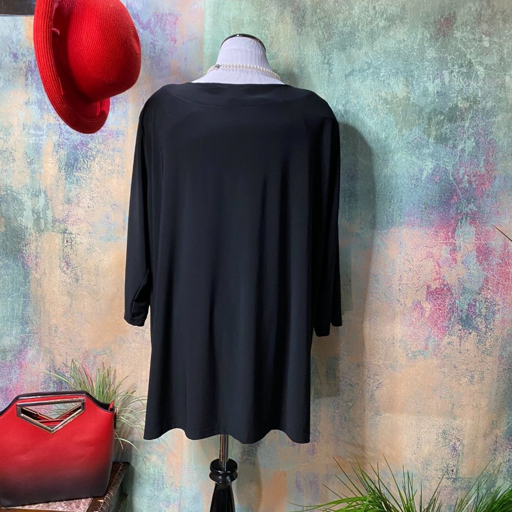 Ellen Weaver Soft Flowing Long Top - Tunic - image 2